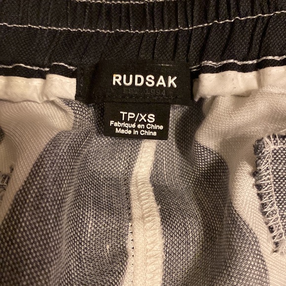 Rudsak womens stripe linen capri pants size XS - Picture 9 of 10